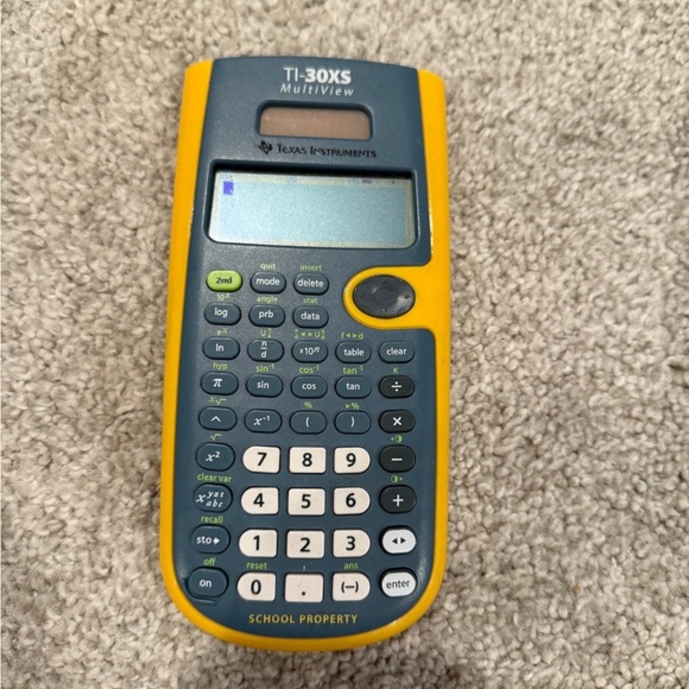 Texas Instruments‎ TI-30XS Multiview Scientific Calculator in Yellow & Blue